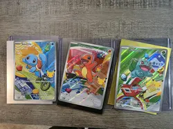 Bulbasaur Charmander Squirtle 30th Stamp Promo Set 037 038 039 Pokemon TCG NM - Image 1