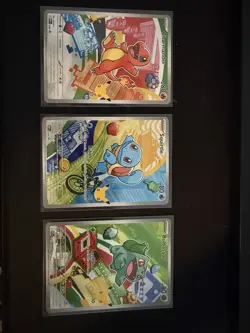 Pokemon 30th Series 1 First PartnerSet Bulbasaur 037 Charmander 038 Squirtle 039 - Image 1