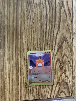 CAMERUPT Reverse Holo 24/97 Pokemon Card Gently Played - Image 1