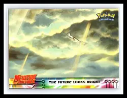 💥 THE FUTURE LOOKS BRIGHT 1999 Topps Pokemon Movie Animation (Black Logo) #41 - Image 1