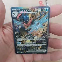 Greninja ex 132 Sv: Scarlet & Violet Promo Card Holo Full Art Mint Pokemon - Image 1