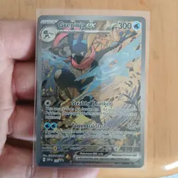 Greninja ex 132 Sv: Scarlet & Violet Promo Card Holo Full Art Mint Pokemon - Image 3