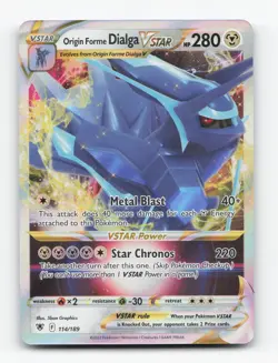 Pokemon TCG - Origin Forme Dialga VSTAR 114/189 NM Holo Astral Radiance - Image 1
