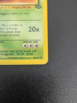 Pokemon TCG Exeggutor 35/64 1st Edition Jungle - Image 5