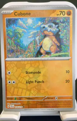 Cubone - 076/159 - Journey Together - Pokemon - Reverse Holo - MINT/Never Played - Image 1