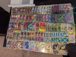 100 Pokemon Cards Lot With at Least 1 Ultra Rare (VMAX, GX, EX VSTAR, Or V) - Image 1