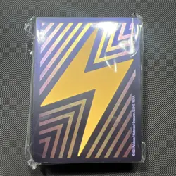 Pokemon TCG Lightning Bolt Card Sleeves - 65 Sealed - Surging Sparks 2024 - Image 1