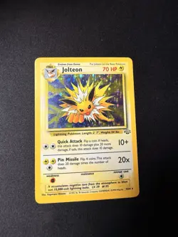 Jungle Holo Rare Unlimited Pokemon TCG Card Jolteon 4/64 - Image 1