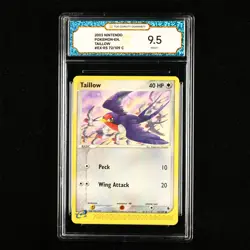TQG 9.5 MINT+ 2003 Pokemon ENG Taillow EX-RS 72/109 C - Image 1
