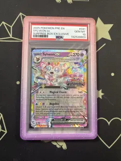Pokemon TCG SV-Prismatic Sylveon EX #41/131 Double Rare PSA 10 STAMPED - Image 1