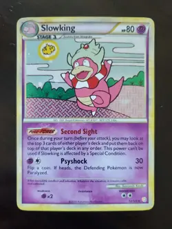 Pokemon Slowking 12/123 Heartgold & Soulsilver Holo Rare - Image 1