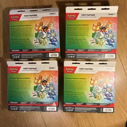 Pokemon TCG First Partner Illustration Collection Series x4 read description - Image 2