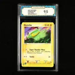 TQG 9.5 MINT+ 2003 Pokemon ENG Electrike EX-RS 53/109 C - Image 1