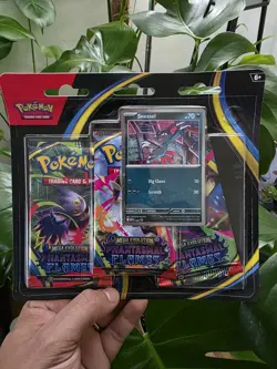 Phantasmal Flames 3 Pack Blister SNEASEL COSMO FOIL SEALED NEW Pokemon TCG - Image 1