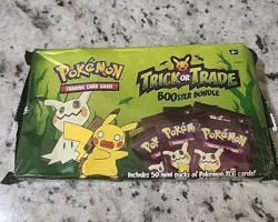 Nintendo Pokemon TCG 2023 Trick or Trade BOOster Bundle 50 Mini Packs 150 Cards 820650855306 - Image 1