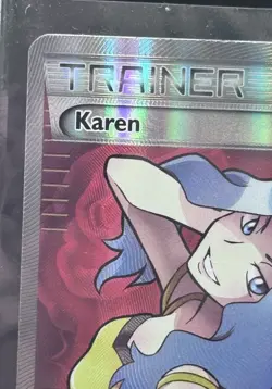 Pokemon TCG Karen XY177A Alternate Art Promo Holo Trainer 2017 Mint condition:) - Image 2