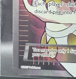 Pokemon TCG Karen XY177A Alternate Art Promo Holo Trainer 2017 Mint condition:) - Image 4