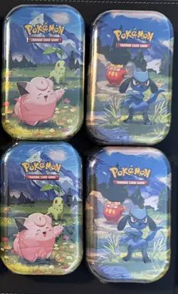 LOT OF 8 Pokemon TCG Mega Evolutions Ascended Heroes Mini Tins NEW SEALED! - Image 2
