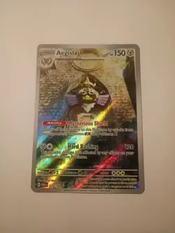 Aegislash 210/182 Illustration Rare Pokemon Paradox Rift NM - Image 1