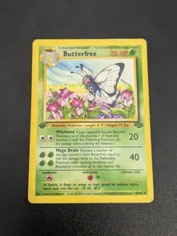 Pokemon Butterfree 33/64 Jungle 1st Edition - Image 1