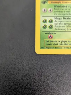 Pokemon Butterfree 33/64 Jungle 1st Edition - Image 4