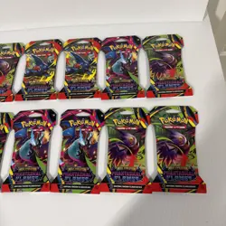 Pokemon TCG - Phantasmal Flames Sleeved Booster Packs LOT Of 16 - Image 4