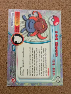 Topps Pokemon Card - Gloom #44 - Blue Logo - NM Non Holo - Image 2