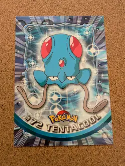Topps Pokemon Card - Tentacool #72 - Blue Logo - NM Non Holo - Image 1