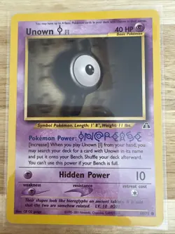 Pokemon TCG Unown [I] Neo Discovery 68/75 Regular Unlimited Common - Image 1