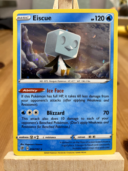 Eiscue 054/192 | Cosmos Holo Promo | Pokemon TCG | NM | Rebel Clash - Image 1