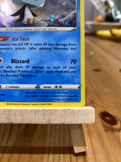 Eiscue 054/192 | Cosmos Holo Promo | Pokemon TCG | NM | Rebel Clash - Image 4