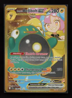 Iono's Bellibolt ex 188/159 Hyper Rare Journey Together Pokemon Near Mint - Image 1