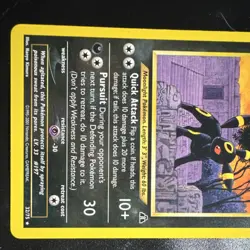 Pokemon Umbreon 32/75 Neo Discovery Rare Stage 1 HP70 Regular English - Image 3