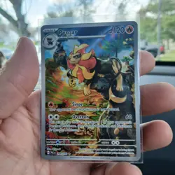 Pyroar 200/193 Sv02: Paldea Evolved Holo Illustration Rare Full Art Pokemon - Image 1