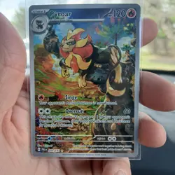 Pyroar 200/193 Sv02: Paldea Evolved Holo Illustration Rare Full Art Pokemon - Image 3