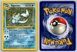 Vaporeon 12/64 Jungle Rare Pokemon MP - Image 3