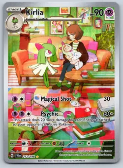 Kirlia 212/198 Scarlet & Violet Illustration Rare Pokemon NM - Image 1