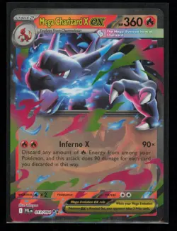 Mega Charizard X ex 013/094 Pokemon Phantasmal Flames Double Rare Near Mint - Image 1