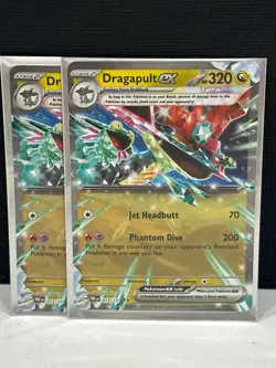 Dragapult ex 160/217 Pokemon TCG : Ascended Heros- NM- SET OF TWO - Image 1