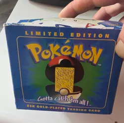 Pokemon Burger King Limited Edition 23k gold plated trading card Togepi w/ Bo - Image 5