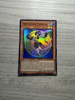 Yugioh Asian English Dracotail Phryxul DOOD-AE023 Super rare - Image 1