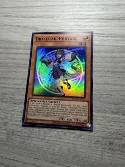 Yugioh Asian English Dracotail Phryxul DOOD-AE023 Super rare - Image 2