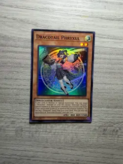 Yugioh Asian English Dracotail Phryxul DOOD-AE023 Super rare - Image 5
