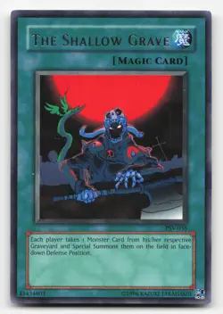 Yugioh The Shallow Grave PSV-036 Rare Unlimited NM - Image 1