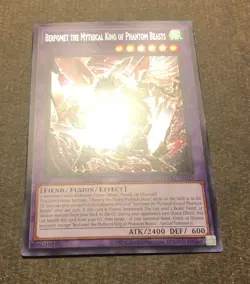 Yugioh Berfomet The Mythical King Of Phantom Beasts AGOV-AE032 Asian English, NM - Image 2