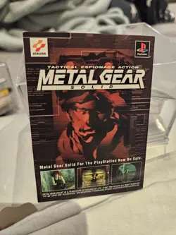 Checklist Metal Gear Solid Trading card KONAMI Rare Excellent Condition - Image 1