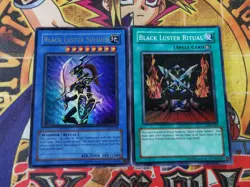 Ritual & Black Luster Soldier sye-024/025 Unltd Ed (MP) Ultra Rare Yu-Gi-Oh! - Image 1