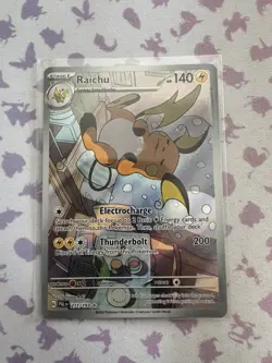 Pokemon TCG Raichu 211/193 Sv02 Paldea Evolved Illustration Rare, NM/M, AR SAR - Image 1