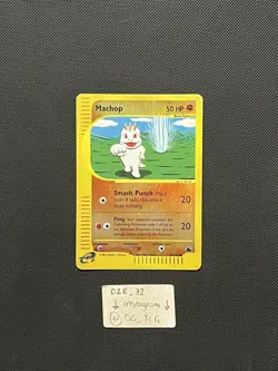 Pokemon Skyridge - Machop - 74/144 - REVERSE Holo - NM - Image 5