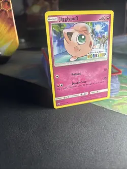Jigglypuff Sun & Moon 71/111 Promo Build A Bear Workshop Pokemon Stamped TCG - Image 2